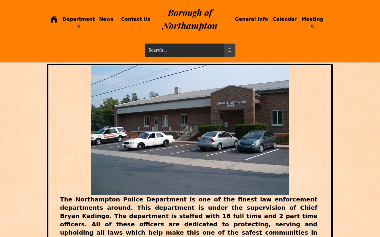 Northampton Borough Police criminal record request source
